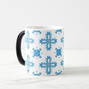 Taza Mágica Flores artdeco en estilo retro