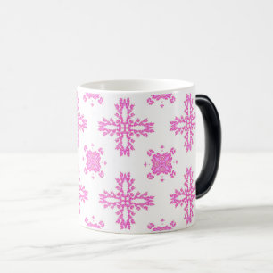 Taza Mágica Flores artdeco en estilo retro