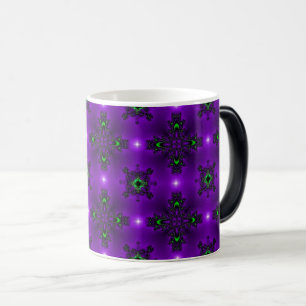 Taza Mágica Flores artdeco en estilo retro