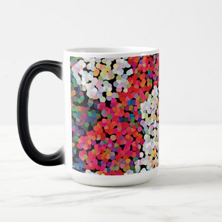 Taza Mágica Flores de cristal rojo