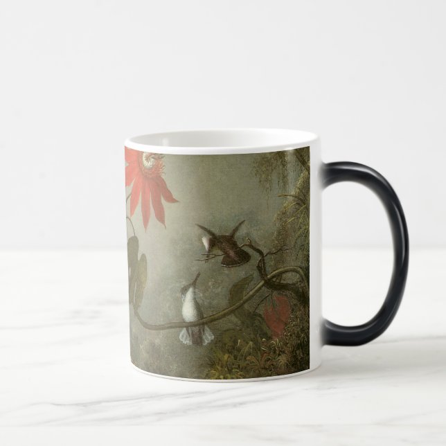 Taza Mágica Flores de pasión y colibríes (Derecha)