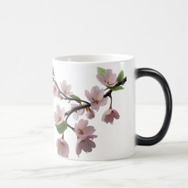 Taza Mágica Flores en la lluvia - Elegante florecimiento de ce