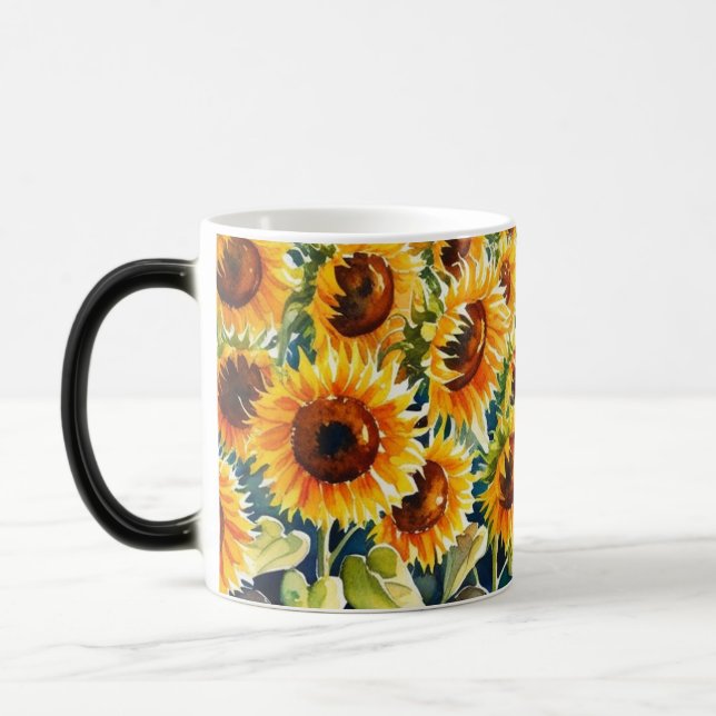 Taza Mágica Flores soleadas (Izquierda)