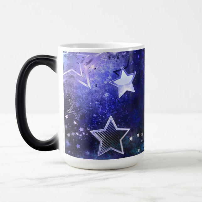 Taza Mágica Fondo espacial con estrellas (Izquierda)