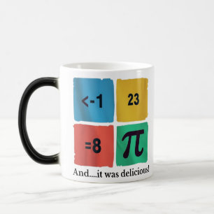 Taza Mágica Fórmula Pi Math