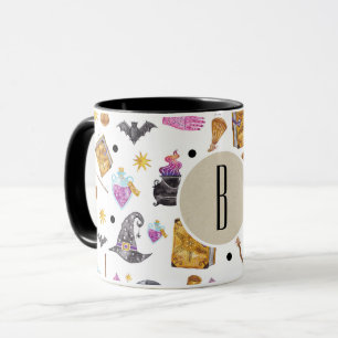 Taza Mágica Fortuna Caprichosa de Halloween Acuarela
