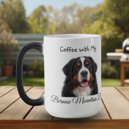 Taza Mágica  Foto de mascota Perro de montaña de Berna Persona