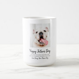 Taza Mágica Foto de perro personalizado Mug del Día del Padre