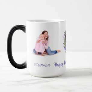 Taza Mágica Foto de personalizable Mug Morphing Day de la madr