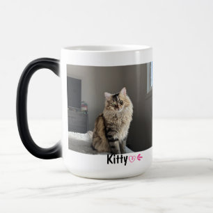 Taza Mágica Foto de personalizado Mug, texto personalizado, fo