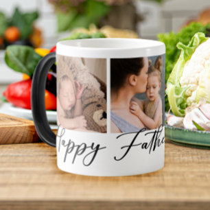 Taza Mágica Foto del Día del Padre Feliz
