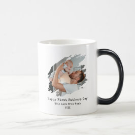 Taza Mágica Fotografía personalizada del Día de los Primeros P