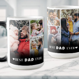 Taza Mágica Fotomontaje Personalizado del Mejor Padre del Mund