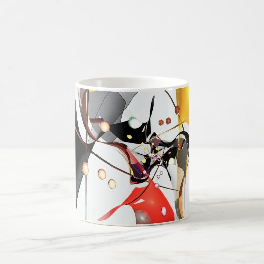Taza Mágica fractal abstracto del diseño