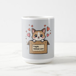 Taza Mágica Fragile: Contains Love