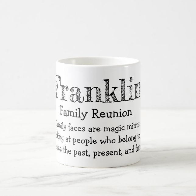 Taza Mágica Franklin Family Reunion Coffee Mug (Centro)