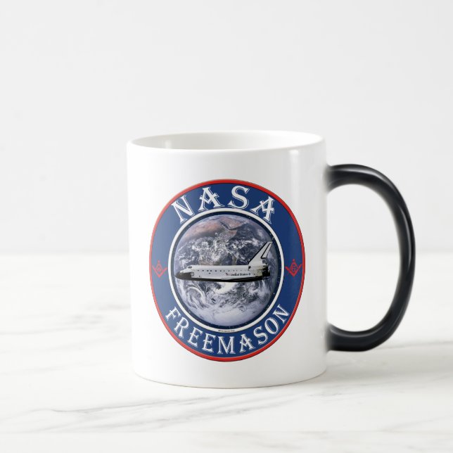 Taza Mágica Freemason de la NASA (Derecha)