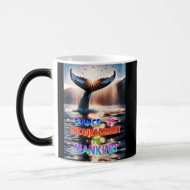 Taza Mágica Fuente De Aliento Para La Humanidad (Izquierda)