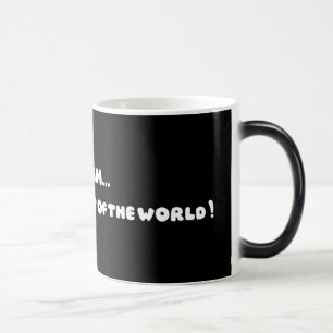 Taza Mágica "Fuera Del Mundo" Rótulo Alien Gracioso