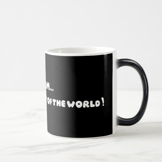 Taza Mágica "Fuera Del Mundo" Rótulo Alien Gracioso (Derecha)