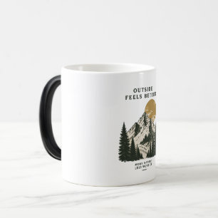 Taza Mágica Fuera se siente mejor Montaña