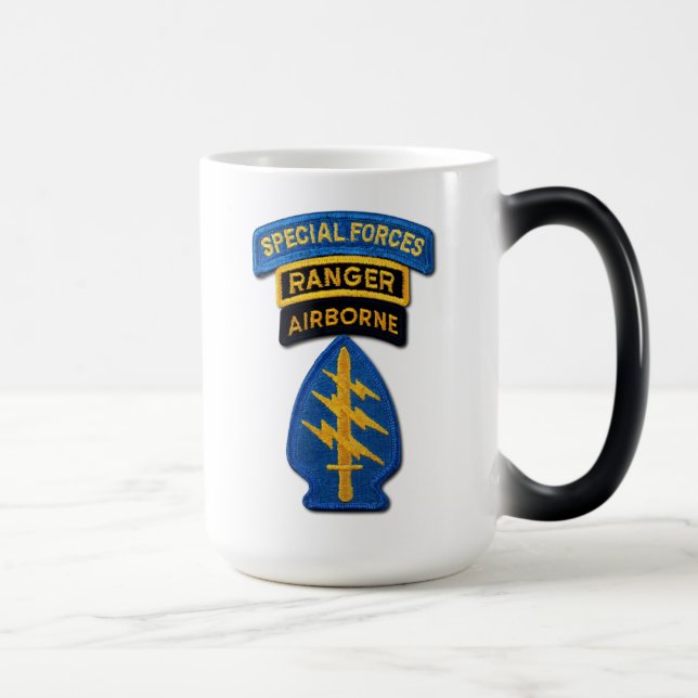 Taza Mágica Fuerzas Especiales Berets Verdes Rangers Dos Muñec (Derecha)