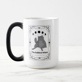 Taza Mágica Funny Cat Feminist Political Witch Tarot AntiTrump