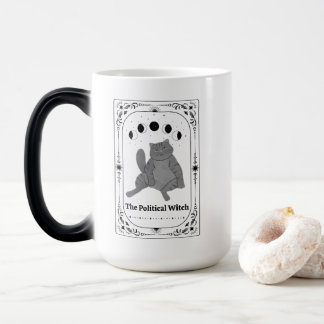 Taza Mágica Funny Cat Feminist Political Witch Tarot AntiTrump