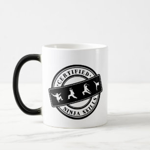 Taza Mágica Funny Gamers Mug Certified Ninja Hkills