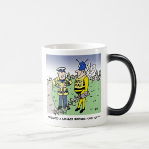 Taza Mágica Funny Personalizado de la Policía de Tráfico del R