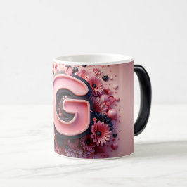 Taza Mágica G Valentine Alphabet 3D