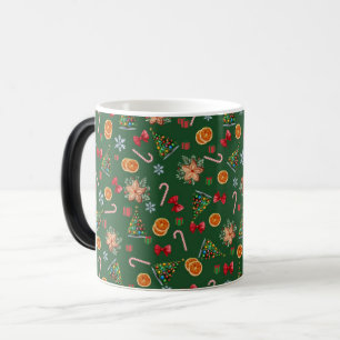 Taza Mágica Galletas De Navidad Elegantes Dulces Caña De Caram