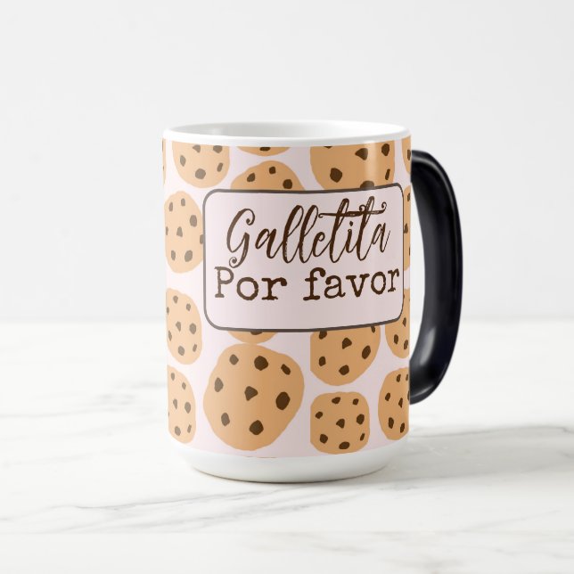 Taza Mágica Galletita Porfavor Latte Mug (Anverso derecho)