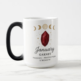 Taza Mágica Garnet - La joya de la protección y la pasión de e