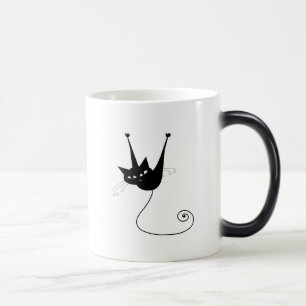 Taza Mágica Gatito banal negro 1