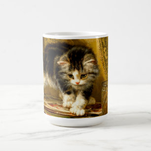 Taza Mágica Gatito con pintura y brochas