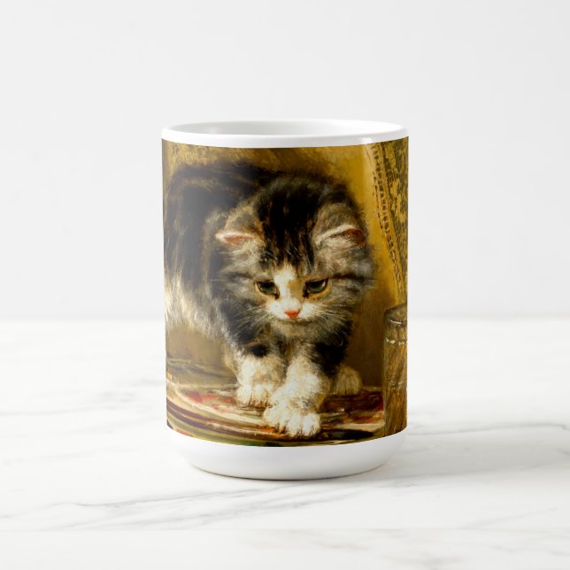 Taza Mágica Gatito con pintura y brochas (Centro)
