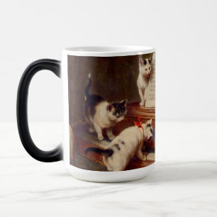 Taza Mágica Gatitos y piano