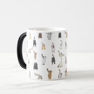 Taza Mágica Gato Butts, Gente Loca, Gato Gatito Gatito, Gato F