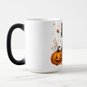 Taza Mágica gato calabaza
