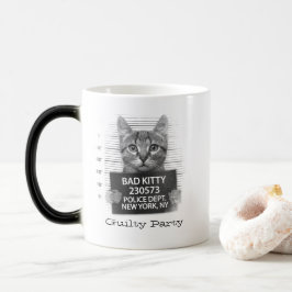 Taza Mágica Gato Culpable Divertido Personalizado