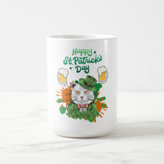 Taza Mágica Gato del Día de San Patricio - Holiday - Diseño
