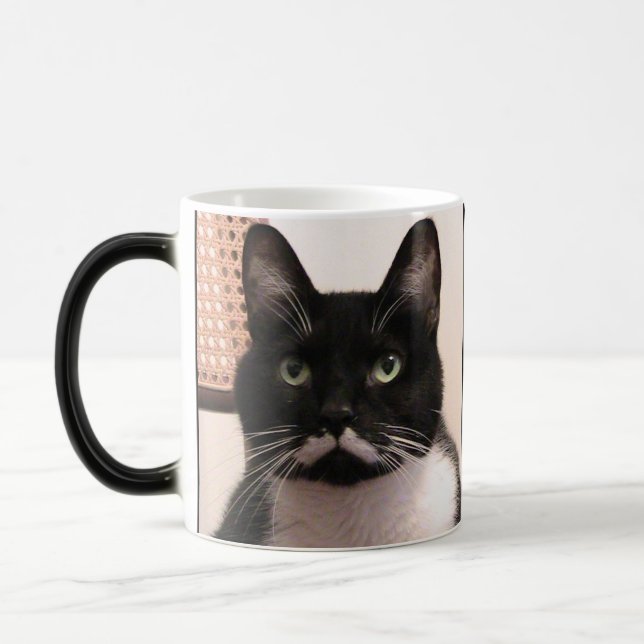 Taza Mágica Gato del smoking (Izquierda)