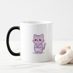 Taza Mágica Gato Dormilón Personaje de Dibujos Animados Lindo