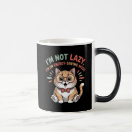 Taza Mágica Gato en modo de ahorro de energía