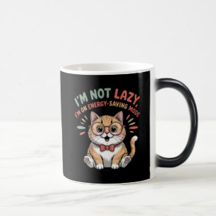 Taza Mágica Gato en modo de ahorro de energía