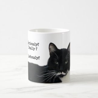 Taza Mágica Gato Esmoquin Serio
