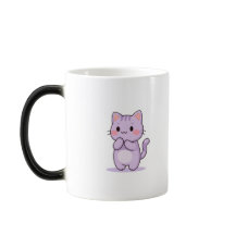 Gato Feliz Personaje de Dibujos Animados Lindo