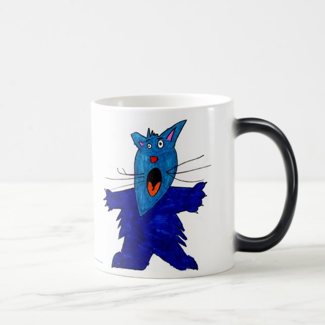 Taza Mágica Gato humorístico ・ Cooper Nielsen, 10 años - morph (Derecha)