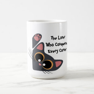 Taza Mágica Gato Lindo, Gato Introvertido, Gato Divertido, Col